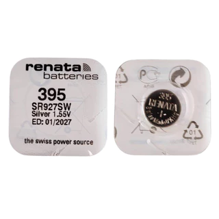 ถ่านกระดุม renata(รีนาต้า) 395 SR927SW ,927SW 1.55V Swiss Made ของแท้​ แบ่งขายจำนวน 1ก้อน