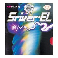 [นำเข้าจากประเทศญี่ปุ่น] ยางปิงปอง Butterfly Slaver/EL ฟองน้ำยืดหยุ่นสูง สีดำ (278) ความหนา 05380