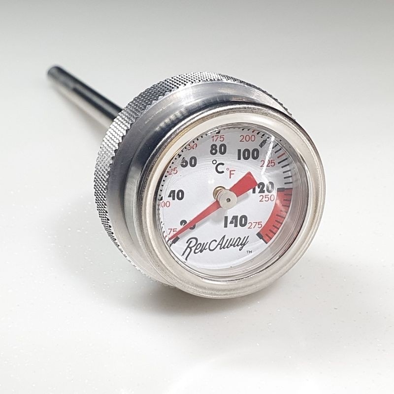Yamaha SR400 SR500 มาตรวัดอุณหภูมิน้ำมันเครื่อง Engine Oil Thermometer gauge Temp meter filler cap