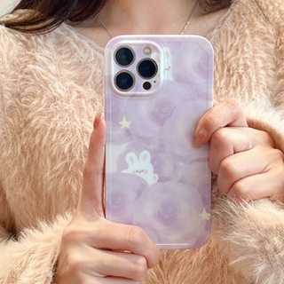 ใหม่ เคสโทรศัพท์มือถือ ลายการ์ตูนกระต่ายน่ารัก สําหรับ Apple iphone 14promax 13 11 12 xsmax