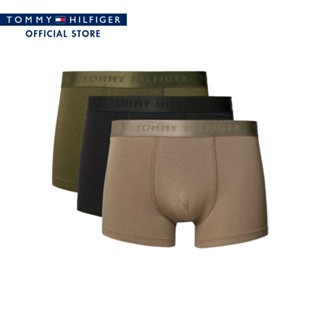 Tommy Hilfiger ชุดชั้นในผู้ชาย รุ่น UM0UM02760 0UP - สีเขียว (แพ็ค 3 ชิ้น)