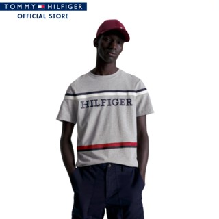 Tommy Hilfiger เสื้อยืดผู้ชาย รุ่น MW0MW31541 P01 - สีเทา