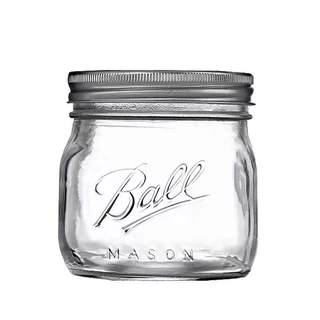 ✆❦Ball Mason Jar อเมริกัน Mason jar แก้วโปร่งใสสกัดเย็นขนาดแบบพกพาข้ามคืนข้าวโอ๊ตมิลค์เชคถ้วย