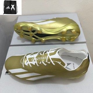 รองเท้าฟุตบอล Adizero X crazyfast.1 Ghosted สีขาว สีแดง สําหรับผู้ชาย ผู้หญิง ส่งฟรี