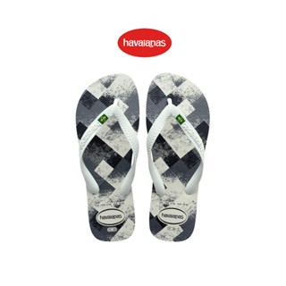 Havaianas รองเท้าแตะ Brasil Fresh Flip Flops WHITE/WHITE/GREY รุ่น 41457454108WTXX