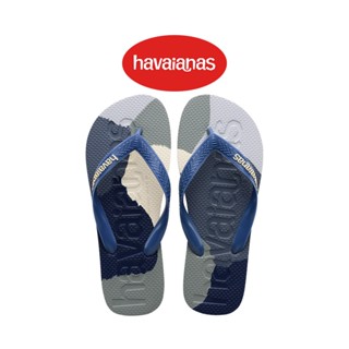 Havaianas รองเท้าผู้ชาย TOP LOGOMANIA MULTICOLOR BLUE รุ่น 41475260089BLXX (รองเท้าแตะ รองเท้าแตะชาย รองเท้าหนีบ)