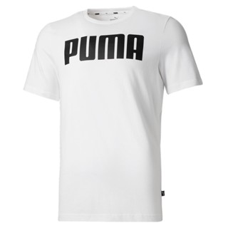 PUMA BASICS - เสื้อยืดผู้ชาย Essentials สีดำ - APP - 84722302