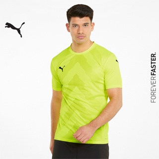 PUMA FOOTBALL - เสื้อเจอร์ซีย์ผู้ชาย teamGLORY สีเหลือง - APP - 70501722