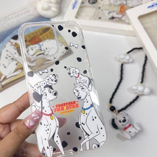 Ckr2 เคสใสบางหมาจุด เหลืองช้า ของเกาหลี TPU