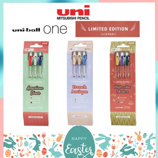 ทักแชทแจกโค้ด ปากกาเจล Uni ball One ยูนิบอล วัน ขนาด 0.38 และ 0.5 MM รุ่น Cassical Color Limited Edition