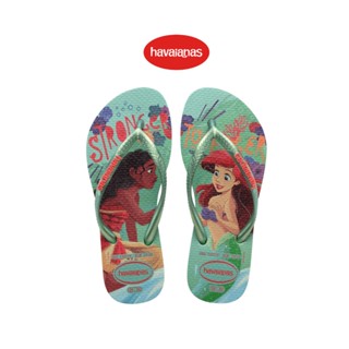 Havaianas รองเท้าแตะเด็ก Kids Slim Princess - Citronela Green รุ่น 41233281822GNXX(รองเท้า รองเท้าแตะ รองเท้าเด็ก)