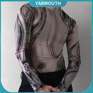 Yyr_ เสื้อแขนยาว สําหรับผู้ชาย