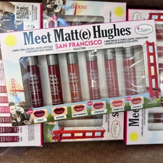 The Balm Meet Matt(e) Hughes 6 Mini Liquid Lipsticks - 💓SAN FRANCISCO