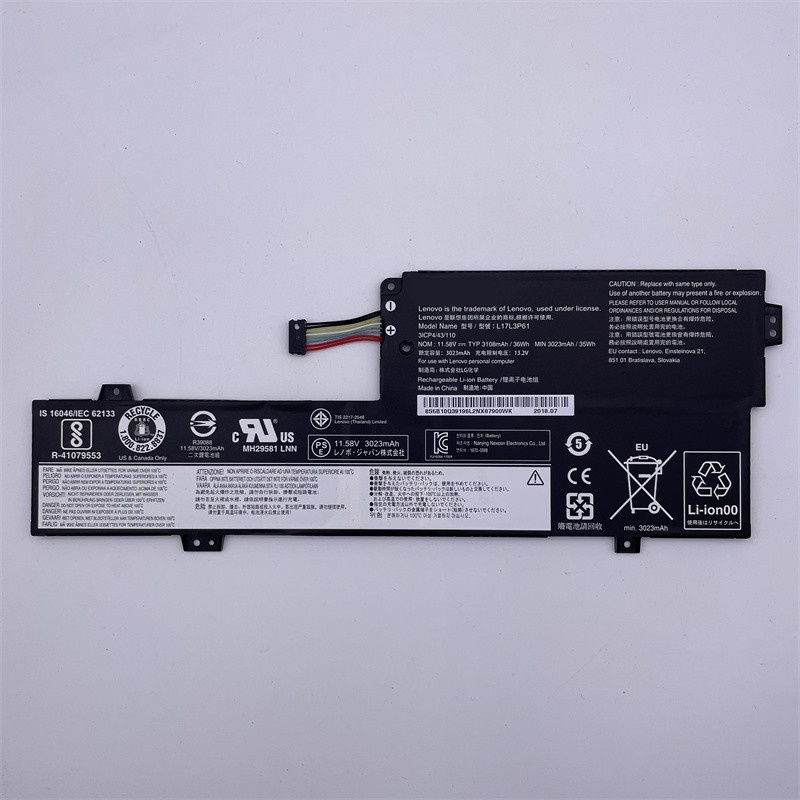 L17L3P61 L17C3P61 L17M3P61 Laptop Battery For Lenovo wei6-14IKB  V530S V330S V720S K43-80 11.58V 36W