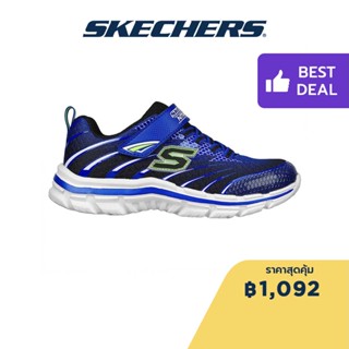 Skechers สเก็ตเชอร์ส รองเท้าเด็กผู้ชาย Boys Nitrate Zulvox Shoes - 403900L-RYBK Machine Washable