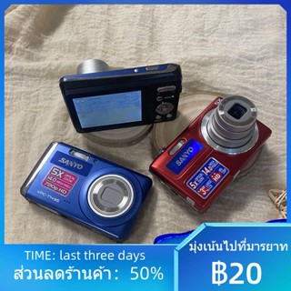 ▨Sanyo/Sanyo VPC-T1496 กล้องดิจิตอลความละเอียดสูง CCD ย้อนยุคแบบพกพา