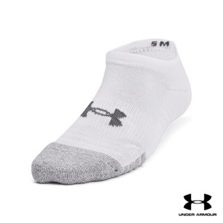 Under Armour UA Kids HeatGear® 3-Pack No Show Socks อันเดอร์ อาร์เมอร์ ถุงเท้าเทรนนิ่ง สำหรับทุกเพศ