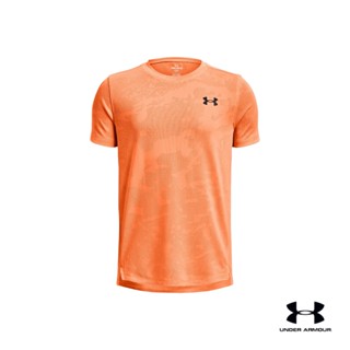 Under Armour Boys UA Tech™ Vent Jacquard Short Sleeve อันเดอร์ อาร์เมอร์ เสื้อแขนสั้น UA Tech™ Vent Jacquard สำหรับเด็กผู้ชาย