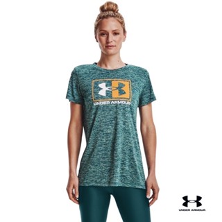 Under Armour UA Womens Tech™ Twist Box Short Sleeve อันเดอร์ อาเมอร์ เสื้อออกกำลังกายแขนสั้น สำหรับผู้หญิง