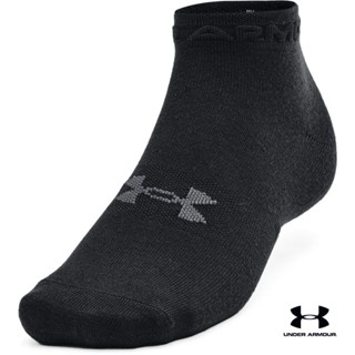 Under Armour UA Unisex Essential Low Cut Socks 3-Pack อันเดอร์ อาร์เมอร์ ถุงเท้าเทรนนิ่ง สำหรับทุกเพศ