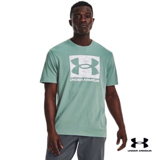 Under Armour UA  Mens ABC Camo Boxed Logo Short Sleeve อันเดอร์ อาร์เมอร์ เสื้อออกกำลังกายสำหรับผู้ชาย