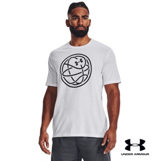 Under Armour UA Mens Hoops Logo T-Shirt อันเดอร์ อาเมอร์ เสื้อยืดสำหรับเล่นบาสเก็ตบอล สำหรับผู้ชาย