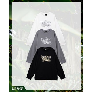 URTHE - เสื้อสเวตเตอร์ แขนยาว สกรีนลาย รุ่น The Passion Fruit Sweater