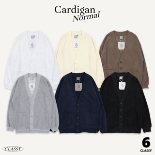 URTHE_CLASSY - เสื้อแขนยาว CARDIGAN 6 สี S M L XL