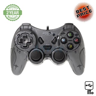 Controller Analog ANITECH (J235) Black ประกัน 2Y จอยเกม จอยคอนโทรลเลอร์