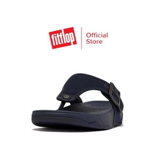 FITFLOP TRAKK II BUCKLE CANVAS รองเท้าแตะแบบหูหนีบผู้ชาย รุ่น GD4-399 สี MIDNIGHT NAVY