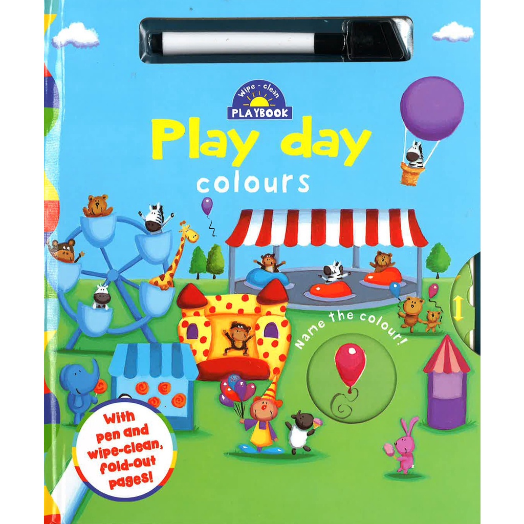 หนังสือต่างประเทศ BBW หนังสือ: Wipe Clean Playday: Colours ISBN: 9781912738342