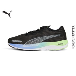 PUMA RUNNING - รองเท้าวิ่งผู้ชาย Velocity NITRO 2 Fade สีดำ - FTW - 37852601