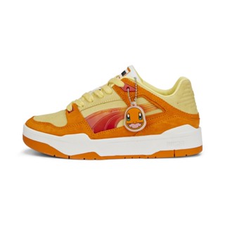 PUMA KIDS - รองเท้าผ้าใบเด็กโต PUMA x POKÉMON Sliptream Lo Charmander สีส้ม - FTW - 38780901