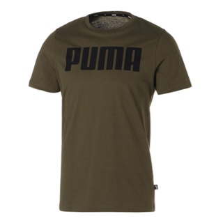 PUMA BASICS - เสื้อยืดผู้ชาย Essentials สีเขียว - APP - 84722320