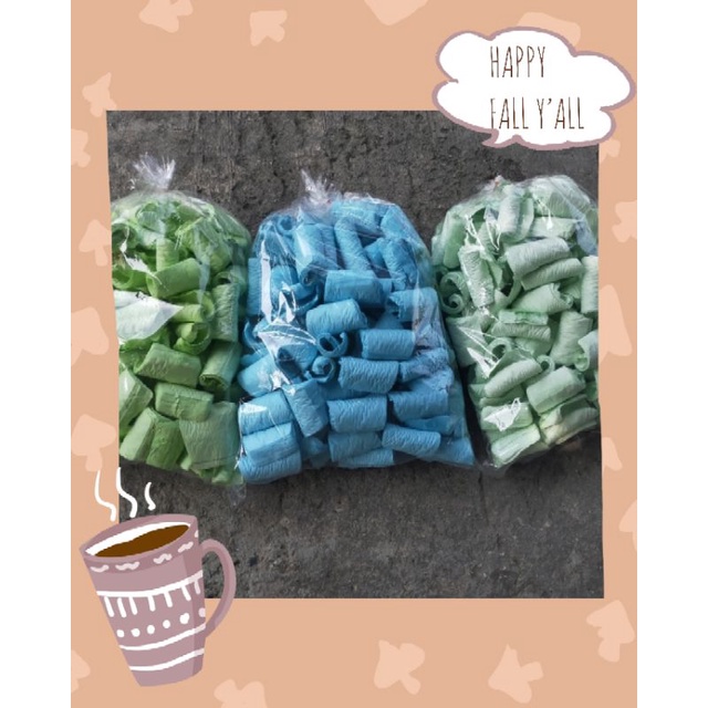 กลีบอัดดอกไม้จันทน์สีฟ้า55แกรม 1กก 7.5ซ.ม