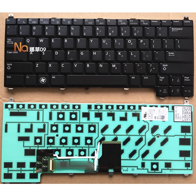 แป้นพิมพ์ Dell Dell E4200 E4200 คีย์บอร์ดโน๊ตบุ๊ค Backlight US ภาษาอังกฤษ