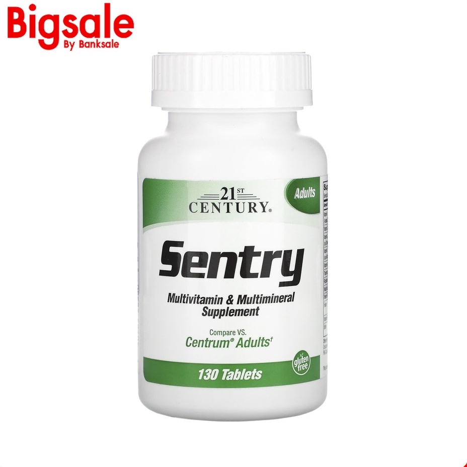 21st Century, Sentry, Adults Multivitamin & Multimineral Supplement, 130 Tablets