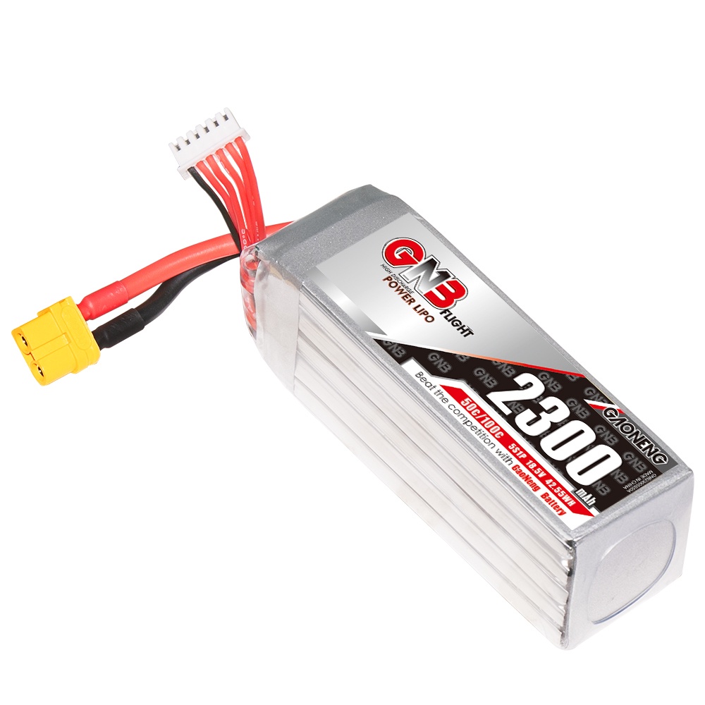 ❉GNB GAONENG 5S 2300mah 18.5V 50C 100C XT60 RC LiPo Battery Drone Blade Scimitar LRX Quad Align RC P