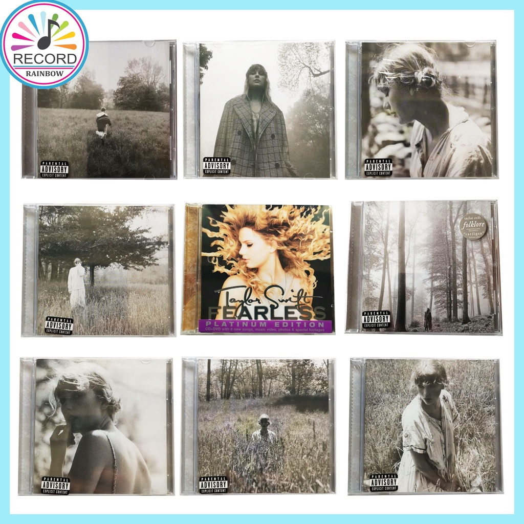 Taylor Swift - Midnights 1989 Lover Evermore Fealess Folklore Red Reputation Speak Now Music CD Album Brand New [SEALED]3
