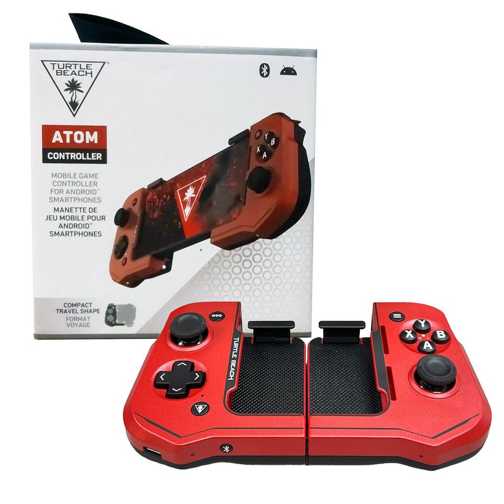 Turtle Beach Atom Mobile Gaming Controller for Android Smartphone (Red/Black), TBS-0766-05