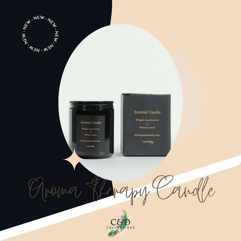 เทียนหอม C&D Luxe  เทียนตกแต่งบ้าน กลิ่นน้ำหอมแบรนด์เนม Luxe Candle Collection 200g