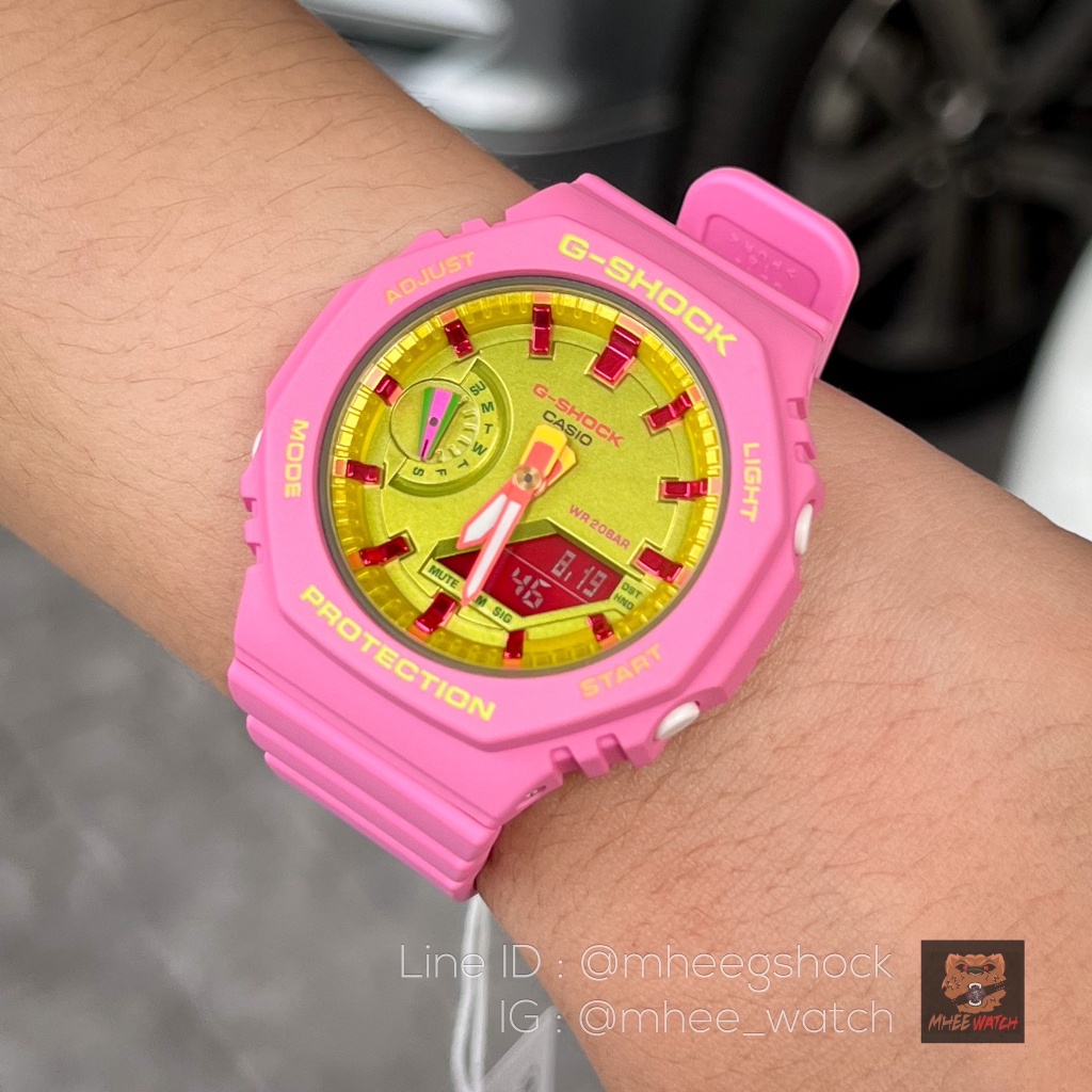 G-Shock Lady รุ่น GMA-S2100BS-4ADR ชมพู ของแท้ ประกันศูนย์