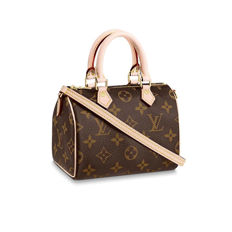 Louis Vuitton/NANO SPEEDY/กระเป๋าสะพาย/กระเป๋าถือ/กระเป๋าBoston/แท้100%