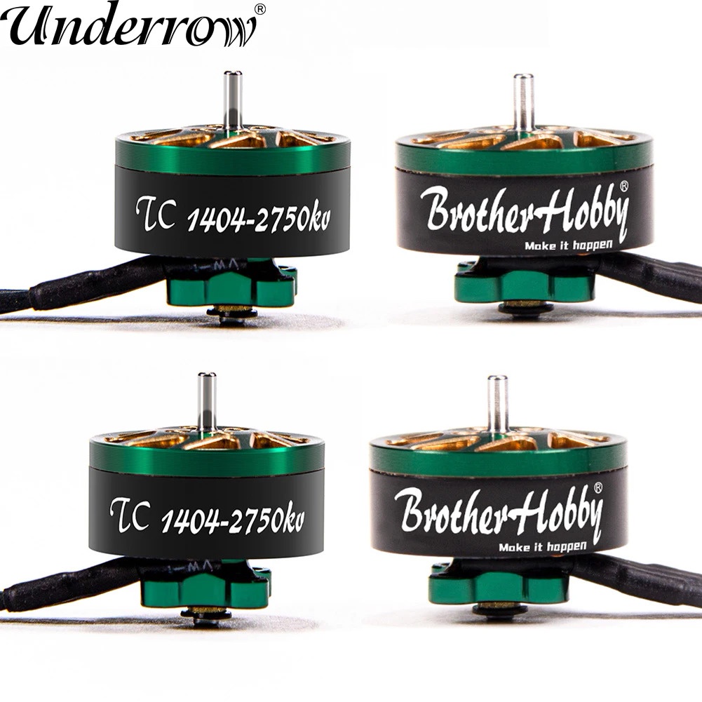 1 / 2/4Pcs Brotherhobby TC 1404 2750KV/3800KV/4600KV มอเตอร์แบบไม่มีแปรงสำหรับ FPV Multicopter สำหรั