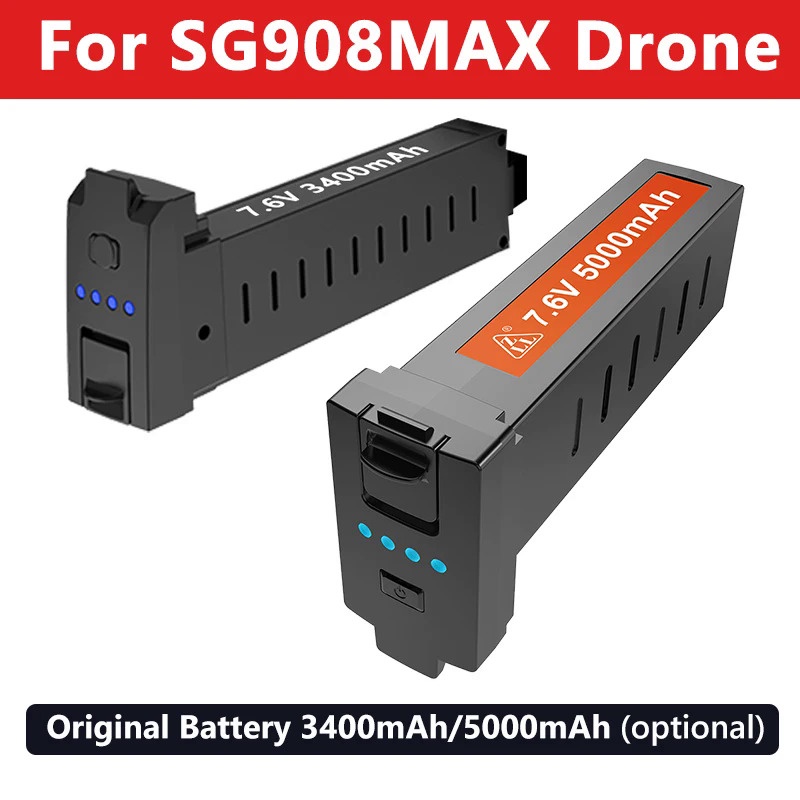 SG908 MAX Drone อุปกรณ์เสริมของแท้3400MAh และแบตเตอรี่5000MAh สำหรับ SG908MAX SG908PRO และ SG908 Dro