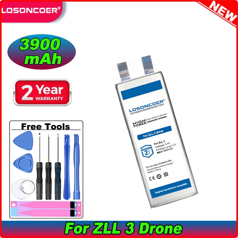 LOSONCOER 3900มิลลิแอมป์ชั่วโมงแบตเตอรี่สำหรับ ZLL 2 3 SG906MAX SG906 MAX SG906PRO2จมูก DIY เชื่อมเซ