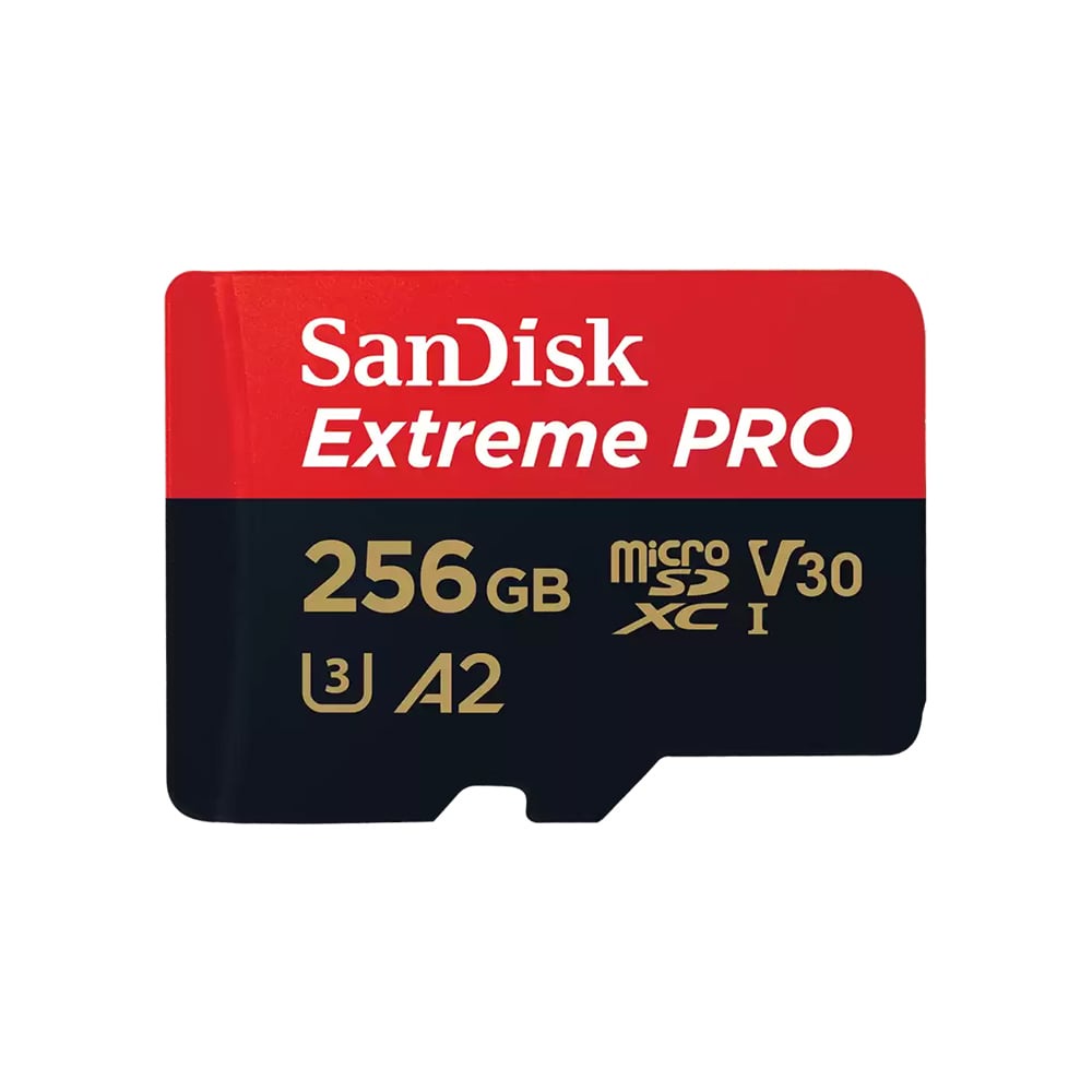256 GB MICRO SD CARD (ไมโครเอสดีการ์ด) SANDISK EXTREME PRO MICROSDXC UHS-I CARD (SDSQXCD-256G-GN6MA) ::