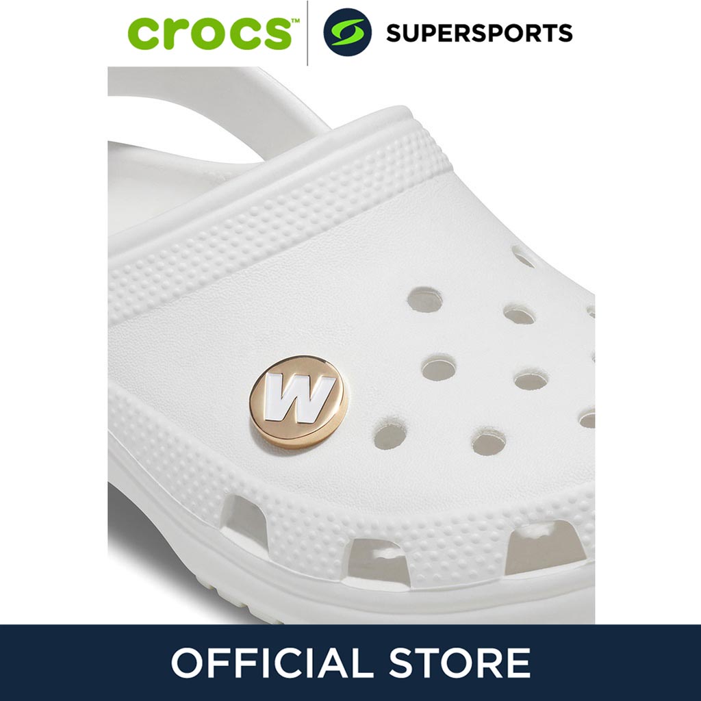 CROCS Jibbitz Gold Letter W ตัวติดรองเท้า