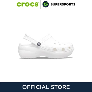 CROCS Classic Platform Clog รองเท้าลำลองผู้หญิง 206750-100