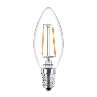 Philips Lighting หลอดไฟ LED สไตล์คลาสสิก 4 วัตต์ ขั้ว E14 ทรงจำปา ( ไฟ LED Light ไฟLED ไฟแต่งห้อง โคมไฟ LED )